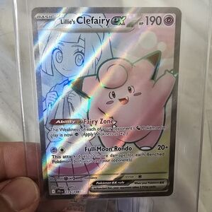 Pokemon Journey Together Lillie's Clefairy EX 173/159